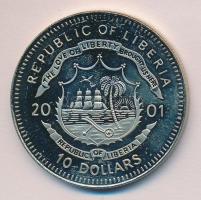 Libéria 2001. 10$ "Szabadság pillanatai-Koncentrációs táborok felszabadítása 1945." multicolor T:PP Liberia 2001. 10 Dollars "Moments of Freedom-End of the Holocaust 1945." multicolor C:PP