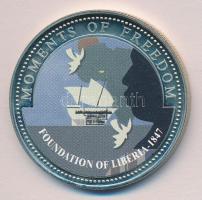Libéria 2001. 10$ "Szabadság pillanatai-Libéria megalapítása 1847." multicolor T:PP
Liberi...