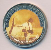 Libéria 2001. 10$ "Szabadság pillanatai-Spanyol polgárháború 1936/37" multicolor T:PP
Libe...