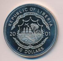Libéria 2001. 10$ "Szabadság pillanatai-Maratoni Csata Kr.e.490." multicolor T:PP Liberia 2001. 10 Dollars "Moments of Freedom-Battle of Marathon 490 BC" multicolor C:PP
