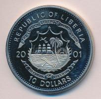 Libéria 2001. 10$ "Szabadság pillanatai-Spartacus rabszolgafelkelés Kr.e. 73-71" multicolor T:PP Liberia 2001. 10 Dollars "Moments of Freedom-Revolt of Spartacus 73-71 BC" multicolor C:PP