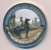 Libéria 2001. 10$ "Szabadság pillanatai-Spartacus rabszolgafelkelés Kr.e. 73-71" multicolo...
