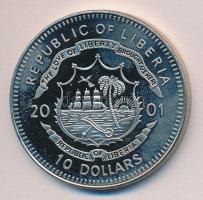 Libéria 2001. 10$ "Szabadság pillanatai-Függetlenségi Nyilatkozat 1776" multicolor T:PP Liberia 2001. 10 Dollars "Moments of Freedom-Declaration of Independence 1776" multicolor C:PP