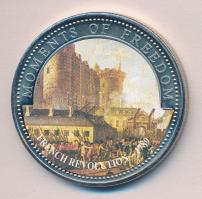 Libéria 2001. 10$ "Szabadság pillanatai-Francia forradalom 1789." multicolor T:PP
Liberia ...