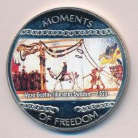 Libéria 2004. 10$ "Szabadság pillanatai-I.Vasa Gustav felszabadítja Svédországot 1523." mu...