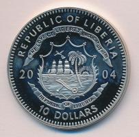 Libéria 2004. 10$ "Szabadság pillanatai-Garibaldi felszabadítja Itáliát 1860." multicolor T:PP Liberia 2004. 10 Dollars "Moments of Freedom-Garibaldi liberates Italy 1860.." multicolor C:PP