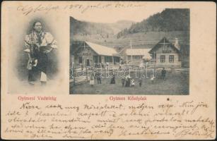 Gyimesközéplok the restaurant of Fülöp Kapos, folklore (fl)