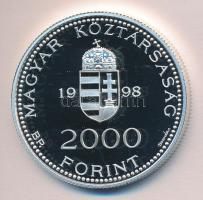 1998. 2000Ft Ag "Integráció az EU-ba - EURO II" T:PP