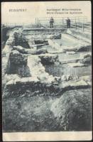 Budapest III. Aquincumi Mitra templom, ásatások (Rb)