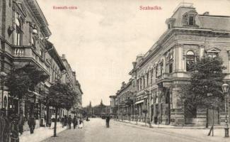Szabadka Kossuth square, tram