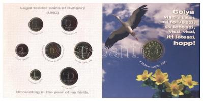 2006. 1Ft-100Ft "Baby set" 7klf db dísztokos szettben + CuNi zseton T:BU Csak 200db!