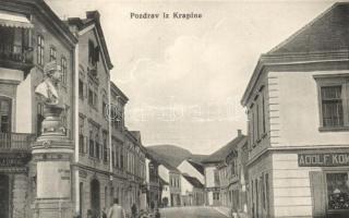 Krapina the shop of Adolf Kompare (Rb)