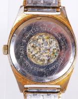 Bourbon, svájci mechanikus karóra, működik, fém szíjjal