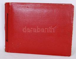 1941-1944 Fotóalbum az osztrák katonai lovasiskolaként és állomáshelyként szolgáló Schlosshofban készült fotókkal ott megfordult Wehrmacht-tisztekről, többek között Gottfried Barton vezérőrnagyról, a fotókon aláírásokkal és dedikációkkal / Photo album with mostly signed or dedicated photos of high rank Wehrmacht officers at Schlosshof in Austria, e.g. Gottfried Barton major general