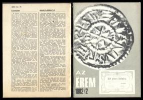 1975-1982. Az ÉREM folyóirat 9db kötete