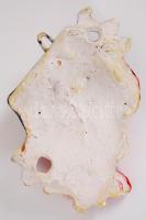 Kerámia női fej, hibátlan,12×8 cm