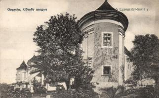 Osgyán Luzénszky castle (fa)