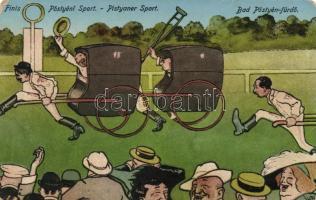 Pöstyén sport, humour