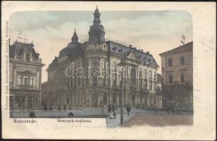 Kolozsvár Hotel New York, the shops of Dezső Tauffer and Emil Schuster (EK)