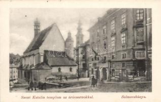 Selmecbánya St Katalin church, market hall (cut)