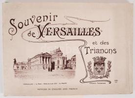 Souvenir de Versailles et des Trianons képes füzet, francia, angol nyelven, jó állapotban