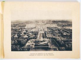 Souvenir de Versailles et des Trianons képes füzet, francia, angol nyelven, jó állapotban
