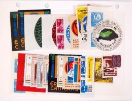 30db magyar és külföldi levélzáró és segélybélyeg