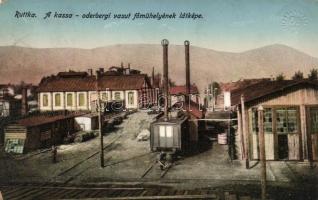 Ruttka Kassa-Oderberg railway, service station (EM)