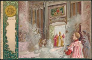 Jubilee 1900, Pope Leo XIII, litho, s: G. Lessi e Leoni
