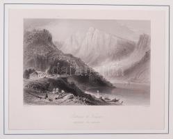 cca 1840 6db acélmetszet al-dunai helyszínekről (William Henry Bartlett által illusztrált The Danube...