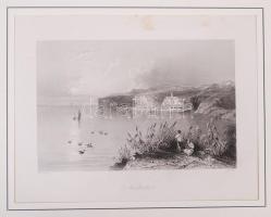 cca 1840 6db acélmetszet al-dunai helyszínekről (William Henry Bartlett által illusztrált The Danube...