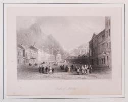 cca 1840 6db acélmetszet al-dunai helyszínekről (William Henry Bartlett által illusztrált The Danube...