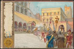 Jubilee 1900, Pope Leo XIII, litho, s: G. Lessi e Leoni (b)