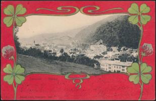 Trencsénteplic, Art Nouveau clover litho