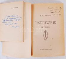 Kiss Jenő, Szász János, Majtényi Erik, Holló Ernő romániai magyar költők Szabédi Lászlónak dedikált ...