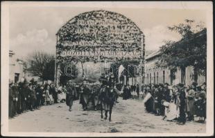 Párkány entry of the Hungarian troops