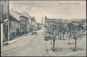 Rimaszombat Erzsébet square, Kossuth street, shops