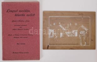 Gyóni Géza: Lengyel mezőkön, tábortűz mellett. Gyóni Géza przemysli verseinek első itthoni (bővített) kiadása. Bp., 1915, Országos Hadsegélyező Bizottság. Kiadói papírkötésben. Hozzá tartozik egy üvegkarc "Gyóni Géza kaszinója. Krasznojarszk. 1917" címmel, 13x18cm