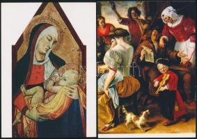 26 db modern művészlap különböző festményekről, mind használatlan és jó állapotban van