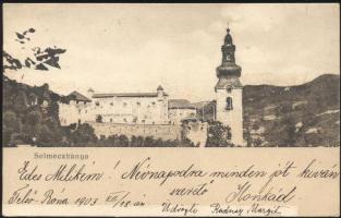 Selmecbánya church, castle (EK)