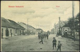 Szikszó Main square (wet damage)