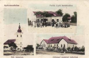 Apácaszakállas (Ekecs) with the shop of Lipót Pollák, office