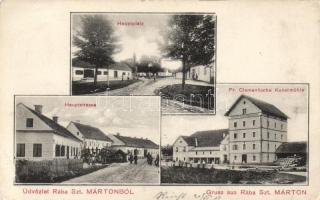 Rábaszentmárton with the Clement mill (Rb)