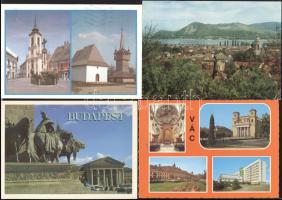 65 db modern, magyarországi városképes lap