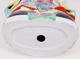 Tsai Shen (a bőség istene), kézzel festett, hibátlan, jelzés nélkül, m:59 cm, h:25cm, sz:13 cm/ Ts&#...