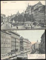 2 db háború előtti városképes lap (München, Bécs)