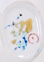 Hollóházi, fiú libával, kézzel festett, jelzett, hibátlan, m:12 cm