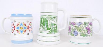 Korsó tétel, összesen 6 db: Alföldiből 1 db, Hollóháziból 5 db egyik Malévos jelzéssel, hibátlanok, ...