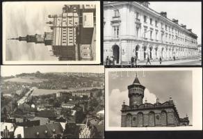 95 db modern, fekete-fehér, külföldi városképes lap (főként NDK, Csehszlovákia, és Lengyelország)