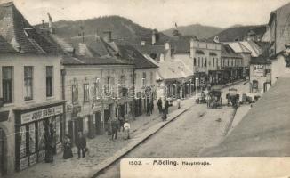 Mödling main street, the shop of Josef Fischer (fl)